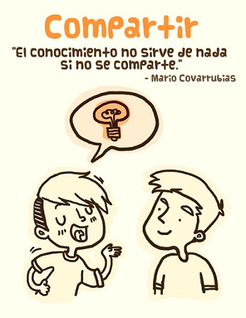 El conocimiento no sirve de nada si no se comparte